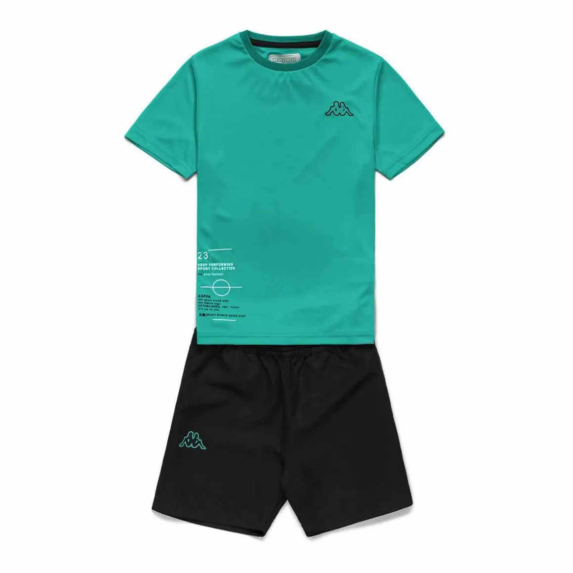 Ensemble Enfant Brozolo Sportswear Vert