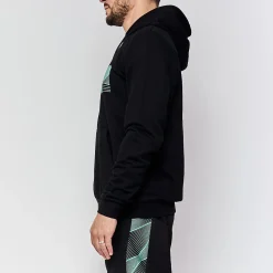 Hoodie Homme Eldyn Sportswear Noir