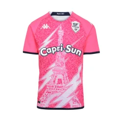 Maillot Kombat Home Stade Francais Paris 22/23 Rose Homme