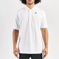 Polo Aarau Robe Di Kappa Blanc Homme