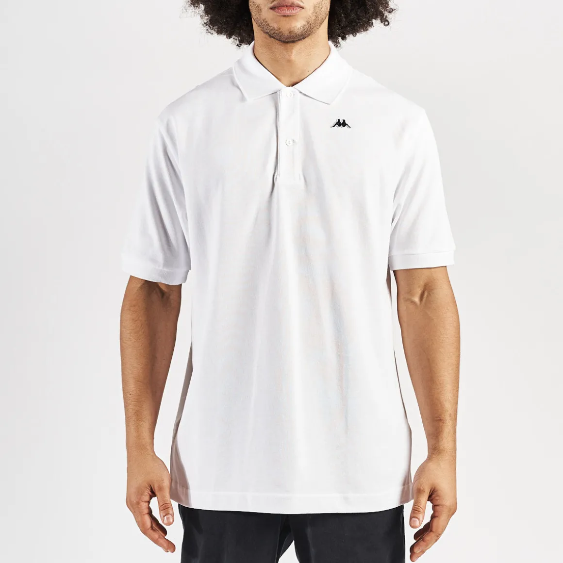 Polo Aarau Robe Di Kappa Blanc Homme
