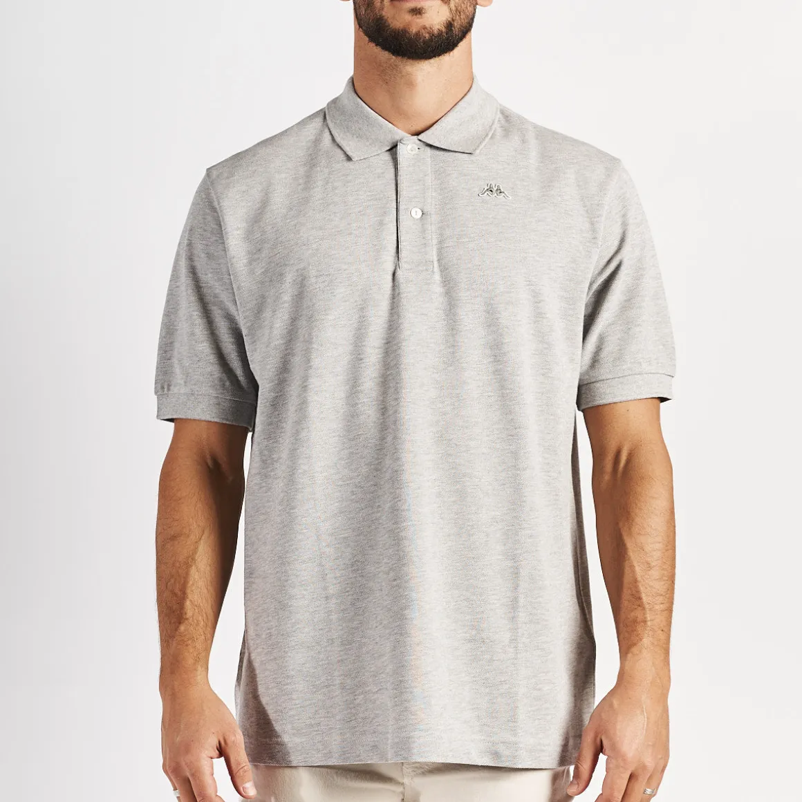Polo Aarau Robe Di Kappa Gris Homme