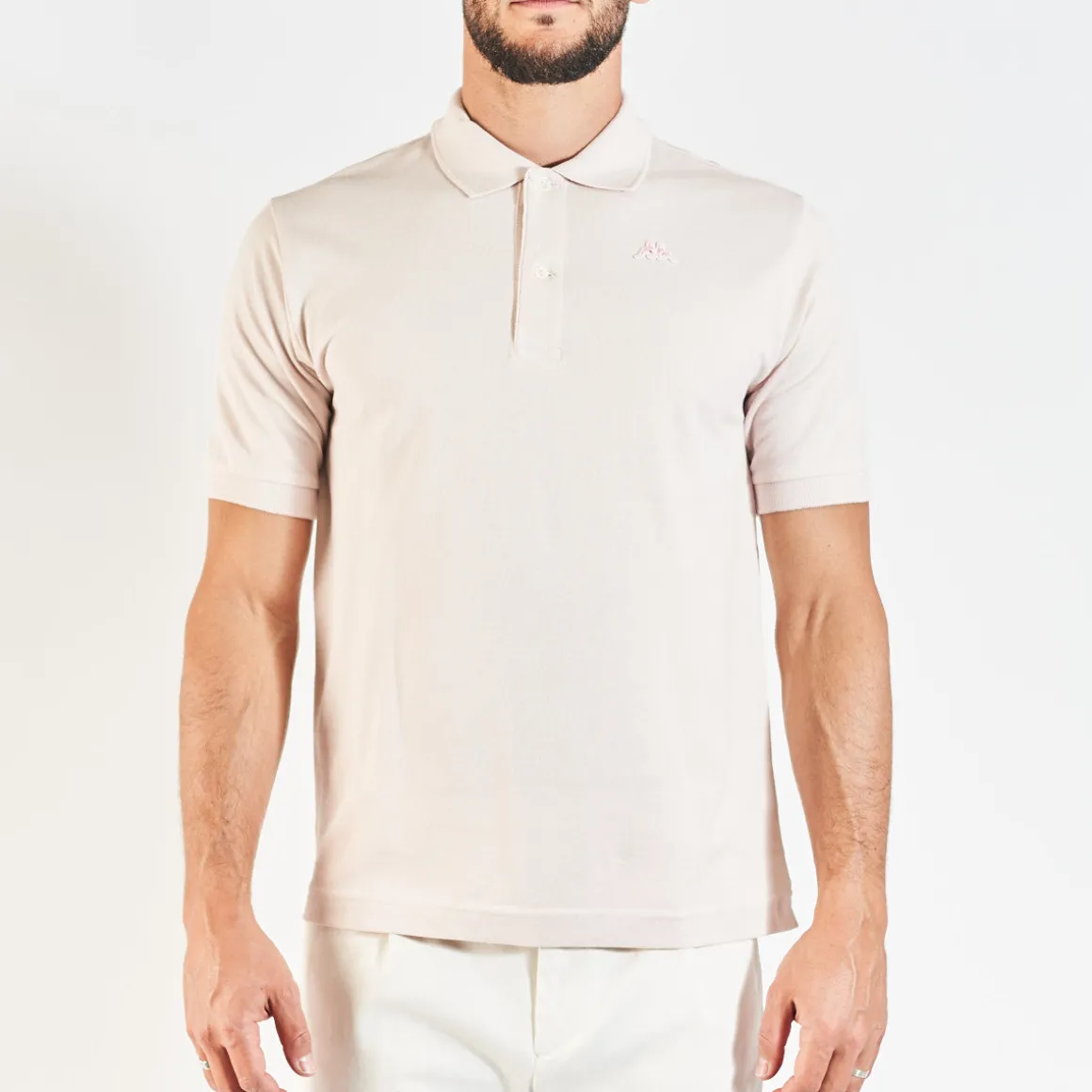 Polo Aarau Robe Di Kappa Rose Homme