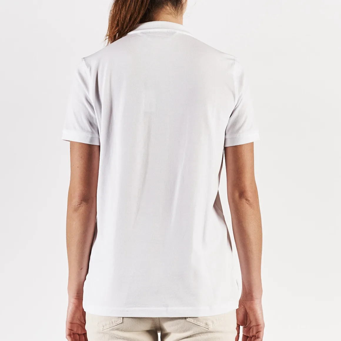 Polo Carly Robe Di Kappa Blanc Femme
