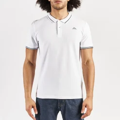 Polo Ezio Blanc Homme