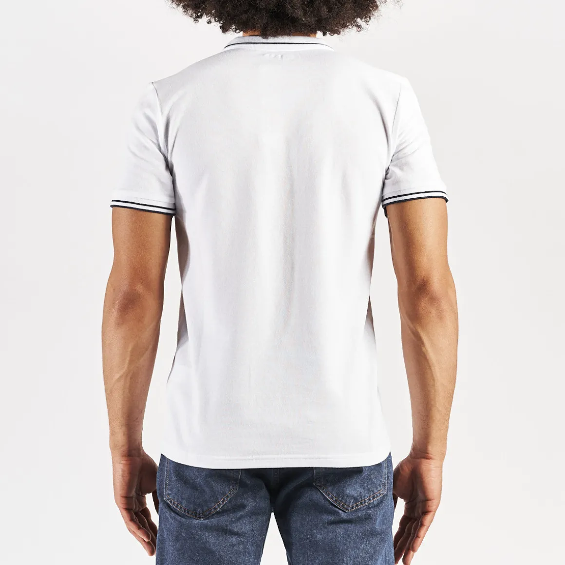 Polo Ezio Blanc Homme