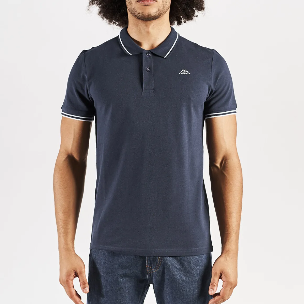 Polo Ezio Bleu Homme