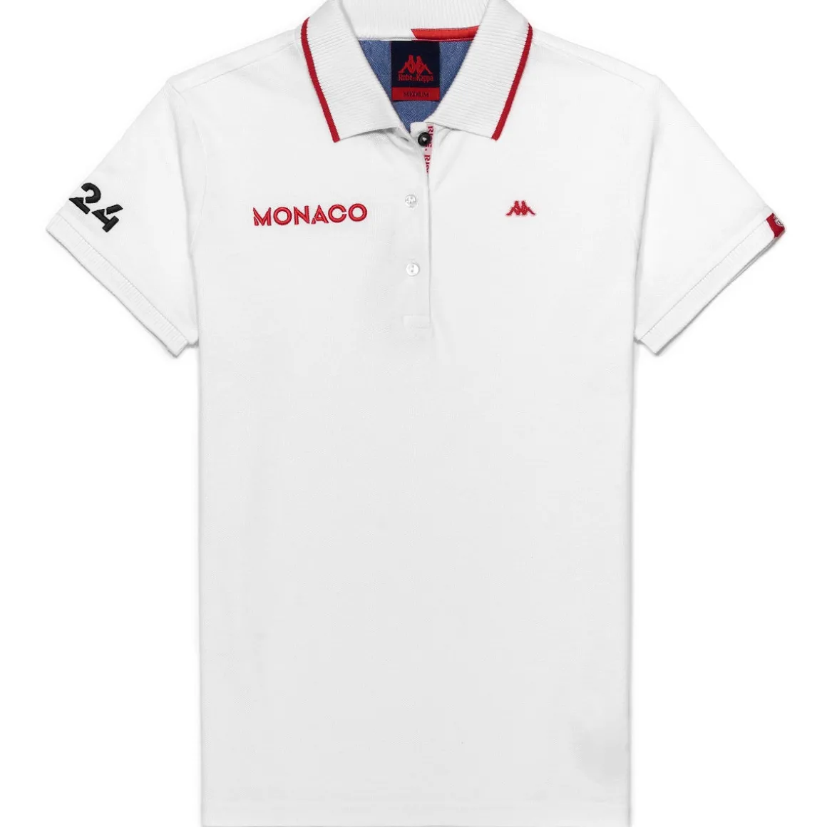 Polo Femme Lou Robe Di Kappa - As Monaco 2023 Blanc