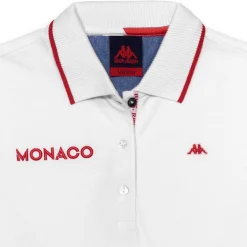 Polo Femme Lou Robe Di Kappa - As Monaco 2023 Blanc