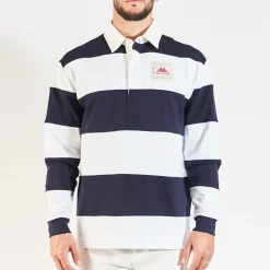 Polo Halyf Robe Di Kappa Blanc Unisexe