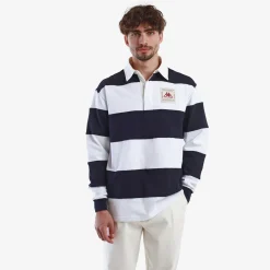 Polo Halyf Robe Di Kappa Blanc Unisexe