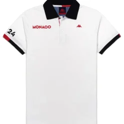 Polo Homme Herve Robe Di Kappa - As Monaco 2023 Blanc