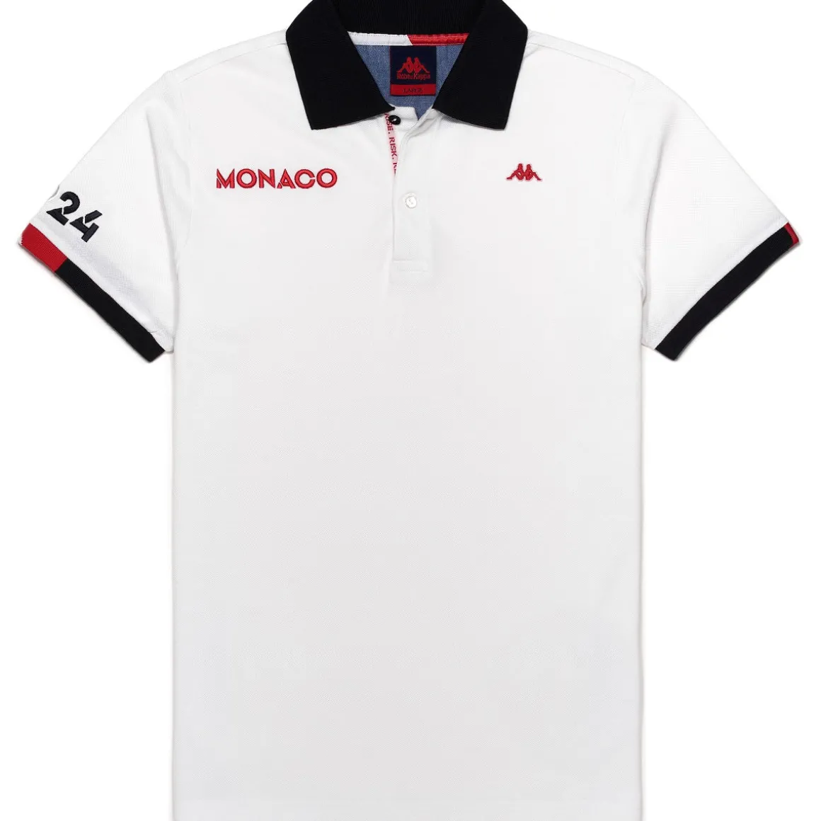 Polo Homme Herve Robe Di Kappa - As Monaco 2023 Blanc