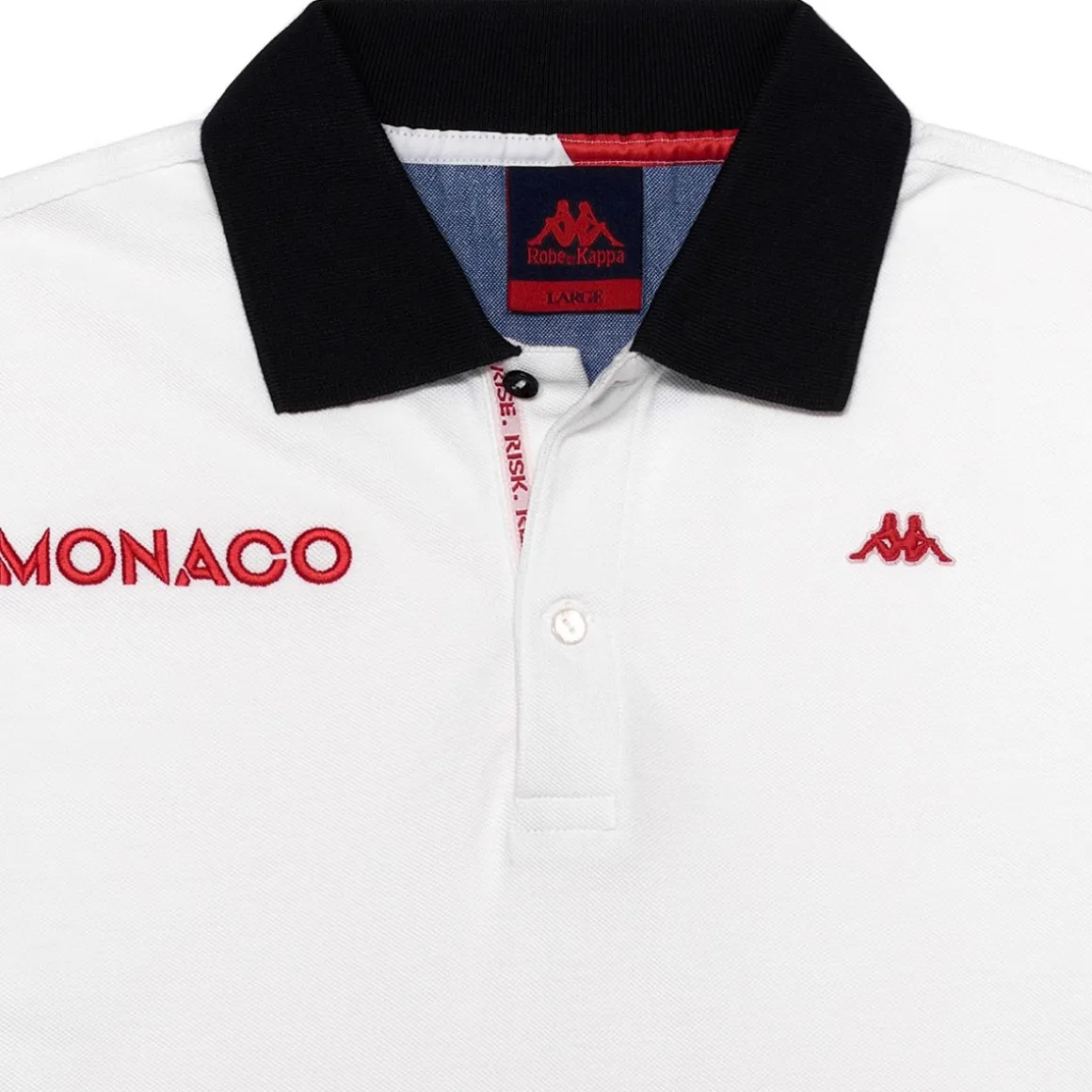 Polo Homme Herve Robe Di Kappa - As Monaco 2023 Blanc