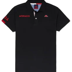 Polo Homme Herve Robe Di Kappa - As Monaco 2023 Noir