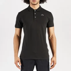 Polo Ned Robe Di Kappa Noir Homme