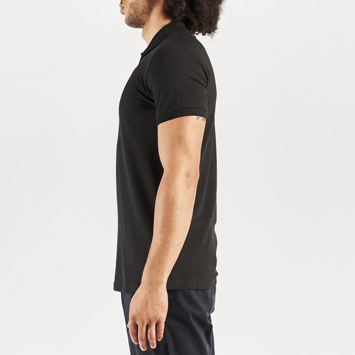 Polo Ned Robe Di Kappa Noir Homme