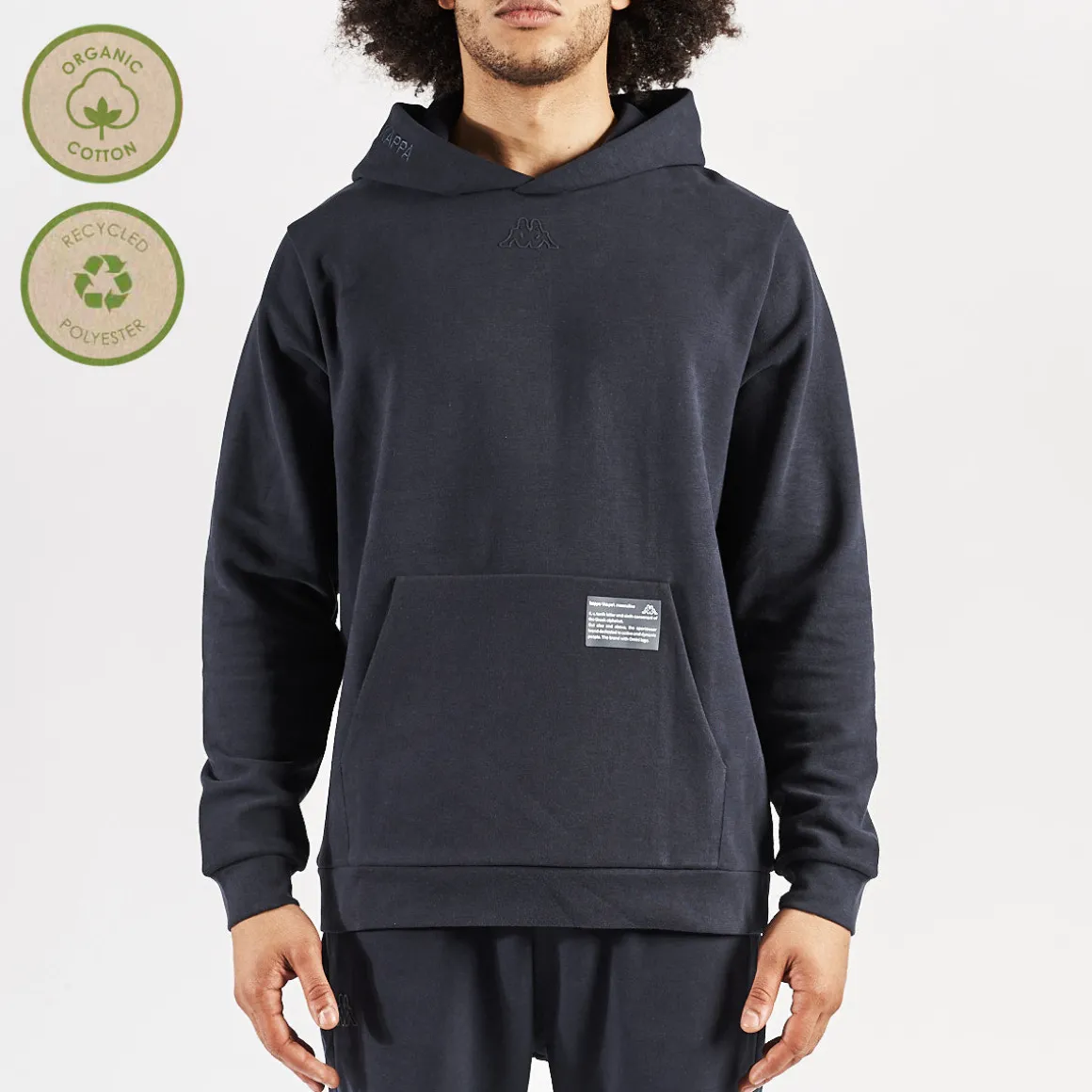 Sweat-Shirt A Capuche Edwyn Bleu Homme