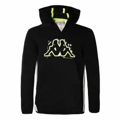 Sweat-Shirt A Capuche Enfant Bazilo Noir