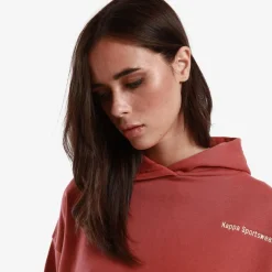 Sweat-Shirt A Capuche Femme Vicky Authentic Marron