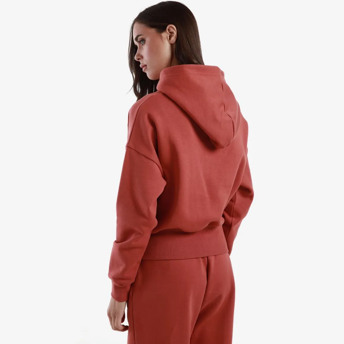 Sweat-Shirt A Capuche Femme Vicky Authentic Marron