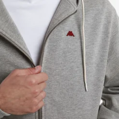 Sweat-Shirt A Capuche Homme Portos Robe Di Kappa Gris