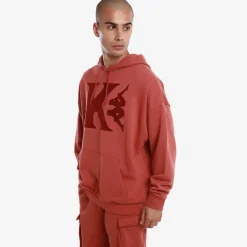 Sweat-Shirt A Capuche Homme Vaste Authentic Marron