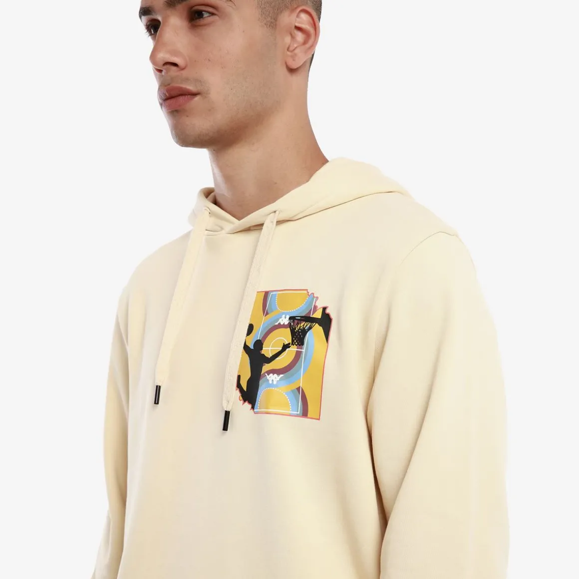 Sweat-Shirt A Capuche Homme Vincent Authentic Beige
