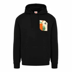 Sweat-Shirt A Capuche Homme Valter Authentic Noir