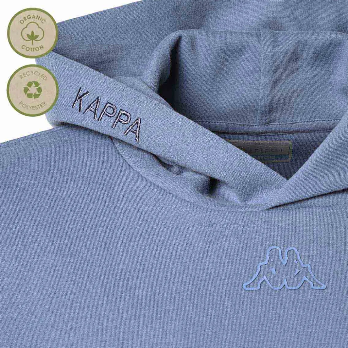 Sweat-Shirt A Capuche Unisexe Edwyn Life Bleu