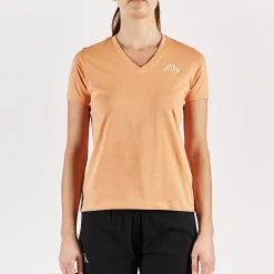 T-Shirt Cabou Orange Femme