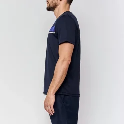 T-Shirt Homme Avellino Sportswear Bleu
