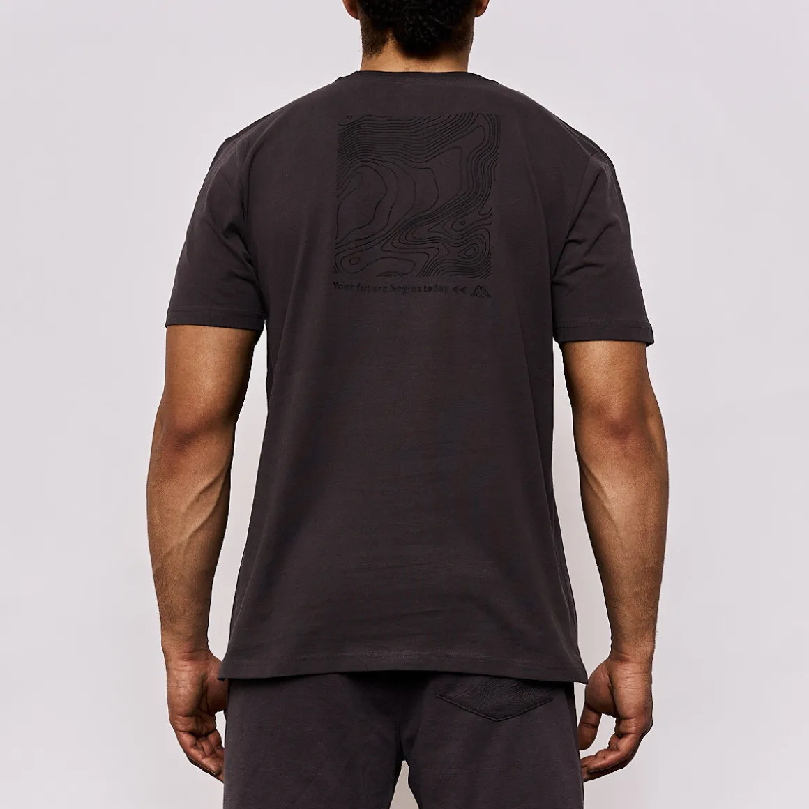 T-Shirt Homme Faccia Sportswear Gris