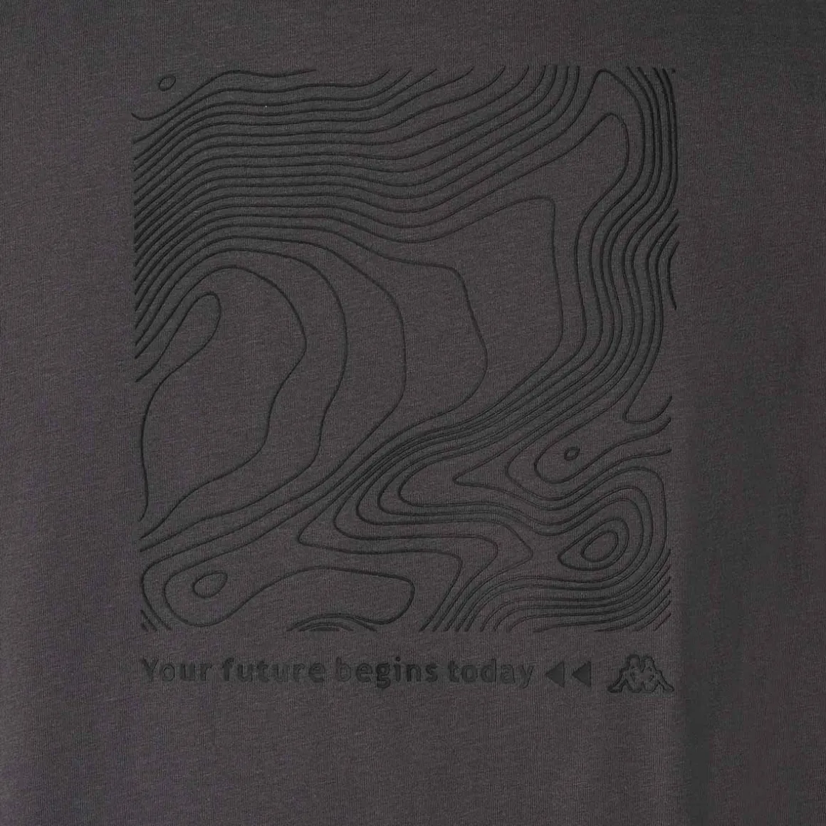 T-Shirt Homme Faccia Sportswear Gris
