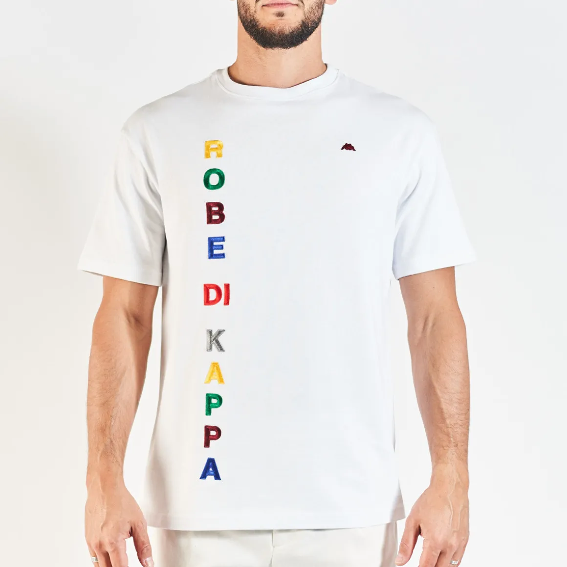 T-Shirt Lindir Robe Di Kappa Blanc Homme
