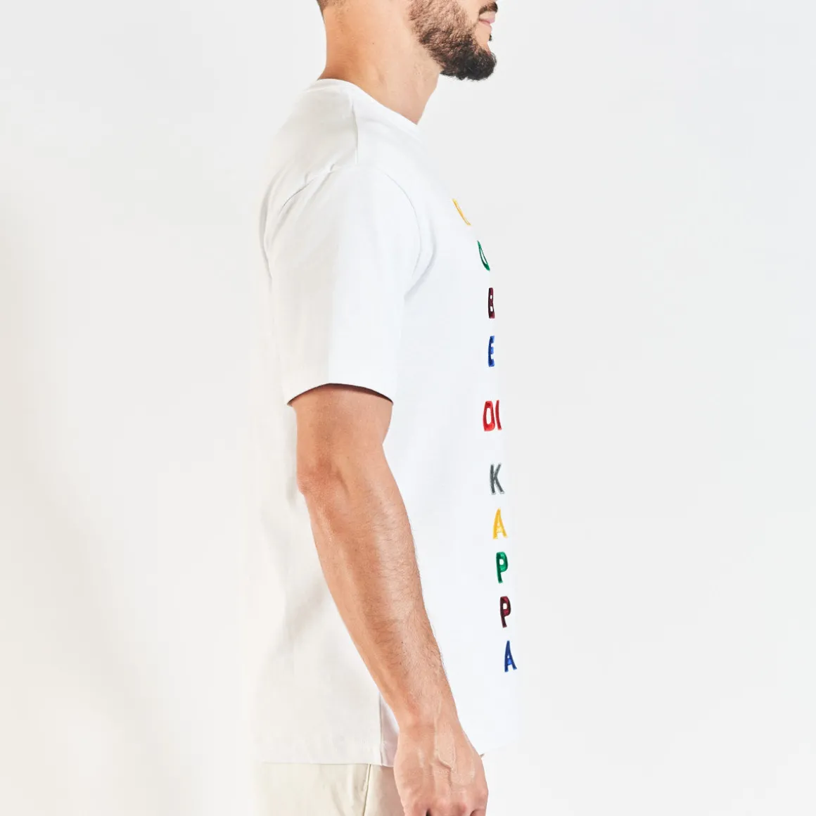 T-Shirt Lindir Robe Di Kappa Blanc Homme