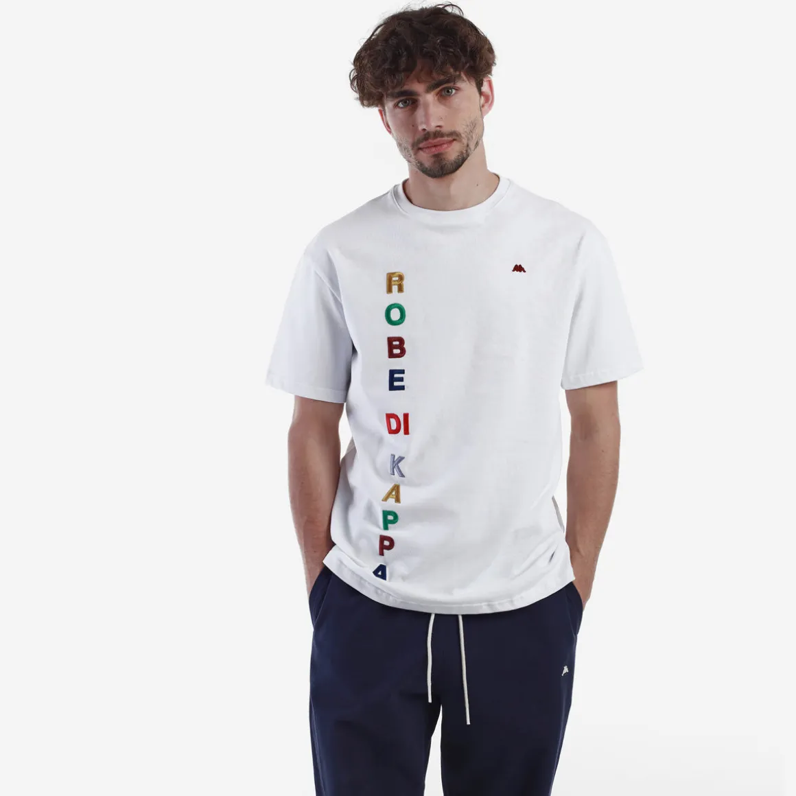 T-Shirt Lindir Robe Di Kappa Blanc Homme